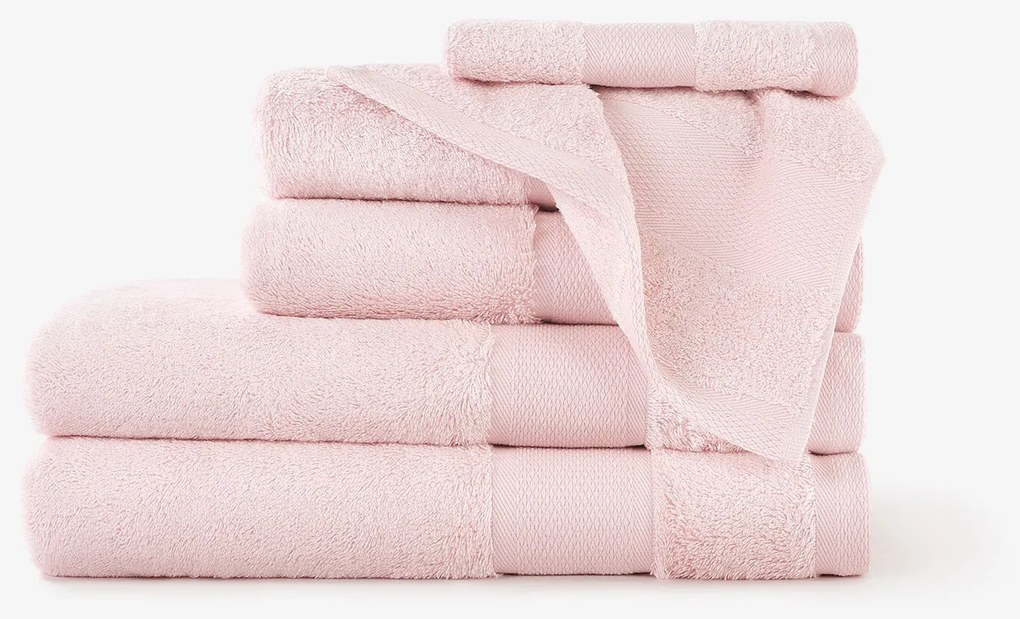 Goldea bambusový uterák/osuška - pastelovo ružový 30 x 50 cm