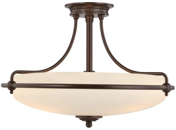 Elstead QZ-GRIFFIN-SFM-PN - Prisadený luster GRIFFIN 4xE27/100W/230V bronz