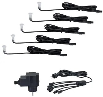 Paulmann 98891 - SADA 5X LED/0,16W IP67 Vonkajšie zápustné svietidlo MICRO 230V