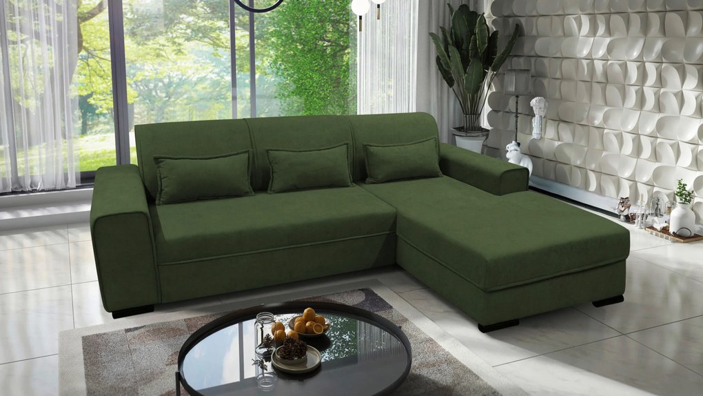 XXXLutz ROHOVÁ SEDAČKA, textil, zelená MID.YOU - Sedačky - 001574006510