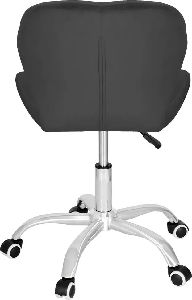 Springos kancelárska stolička – otočná stolička na kolieskach pre prácu a štúdium Farba: sivá