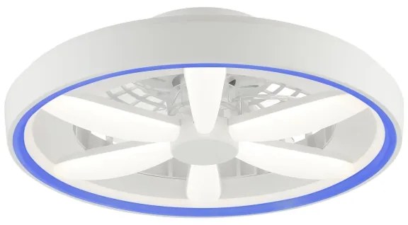 Brilliant - LED RGBW Stropný ventilátor so svetlom GAIANO LED/48W/230V biela + DO
