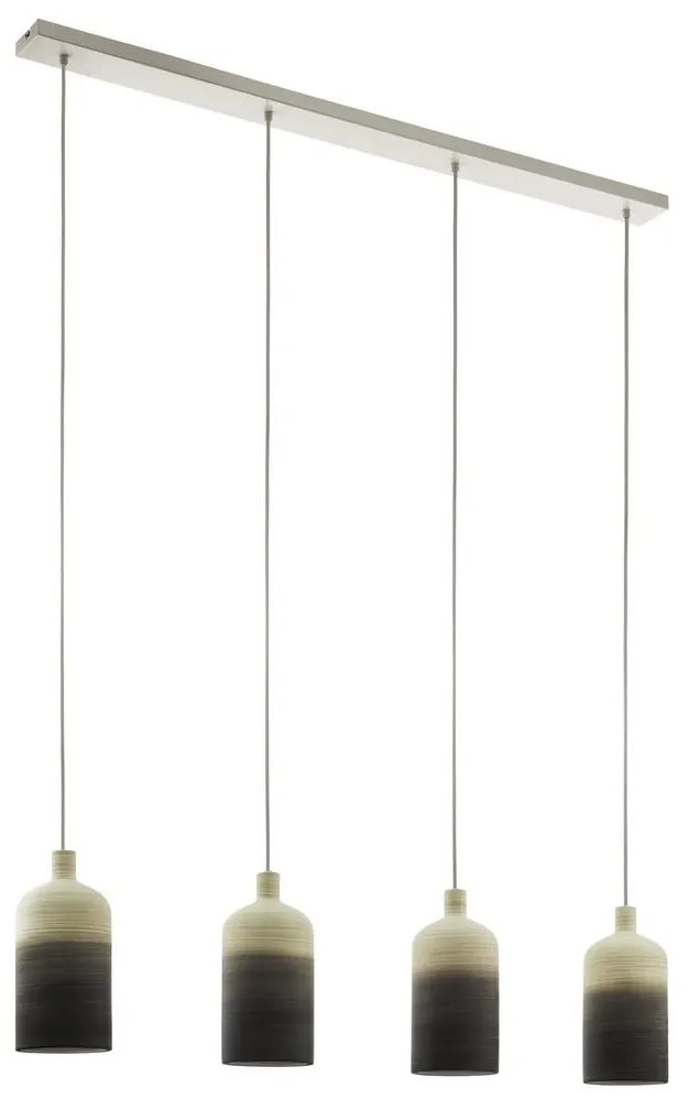 Eglo 39752 - Luster na lanku AZBARREN 4xE27/40W/230V