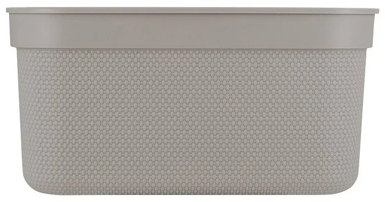 Plastový úložný box s vekom Deco - Rotho