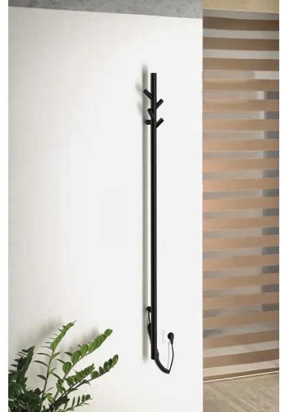 Sapho - Elektrický sušiak na uteráky PASADOR 30W/230V 150 cm matná čierna