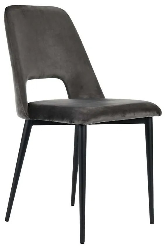 Stolička Della sivá