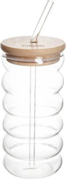 Pohár BUBBLY SUMMER so slamkou 888361 450 ml