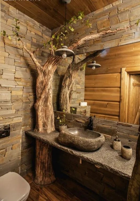 Indera The lavabo Cut 55383 Umývadlo z prírodného riečneho kameňa