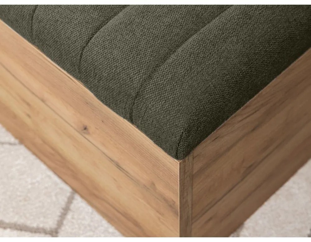 Lavica v zelenej a prírodnej farbe Oceane – Bobochic Paris