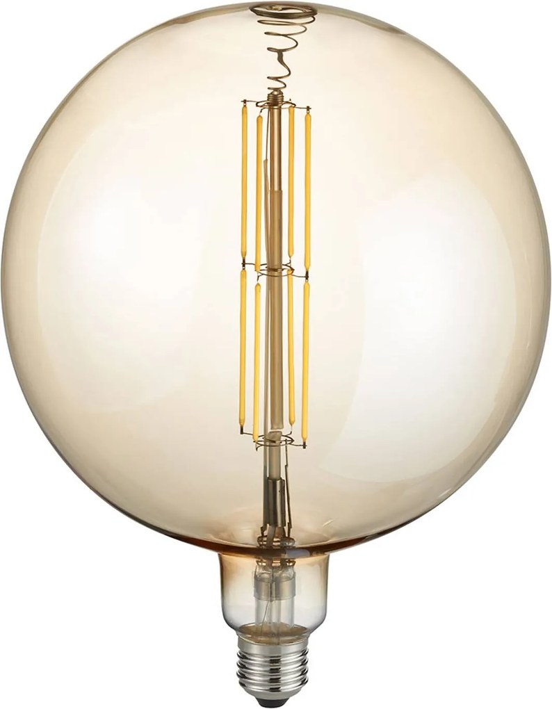 LED Globe žiarovka E27 8W 2 700 K jantár