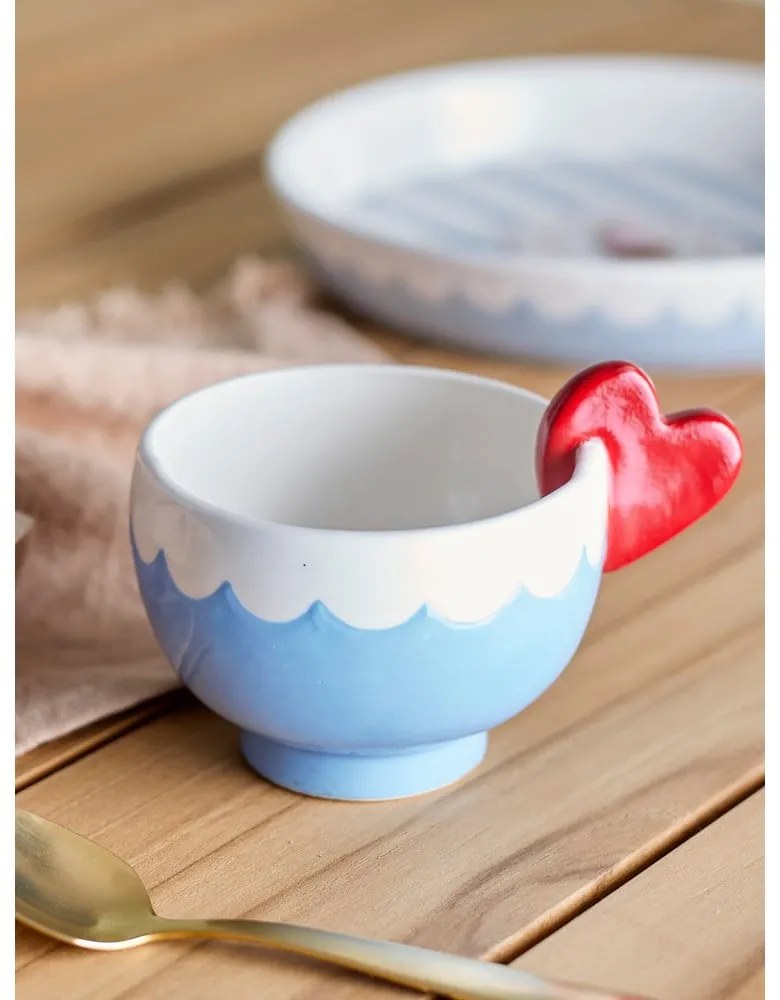 Svetlomodrá šálka z kameniny 220 ml Lively – Bloomingville