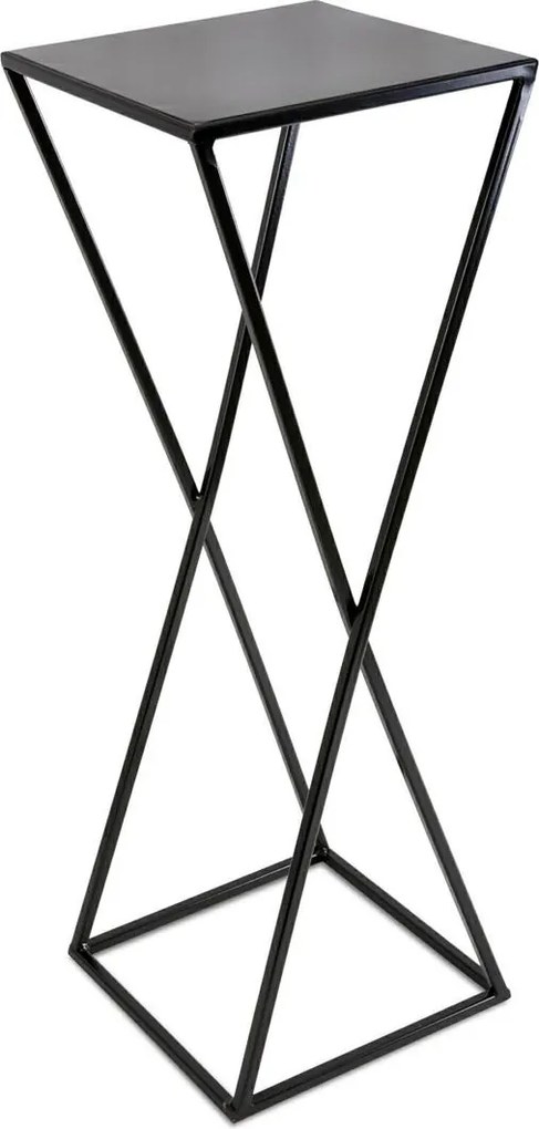 STOJAN NA KVETINÁČ LOFT5 70X24X24 CM ČIERNA