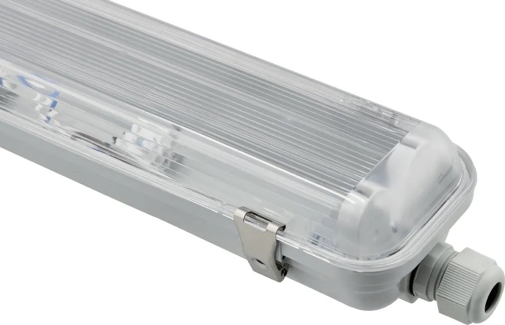 SADA 4 hermetických svietidiel Philips LED 2x128 cm trubicové svietidlo do garáže a dielne