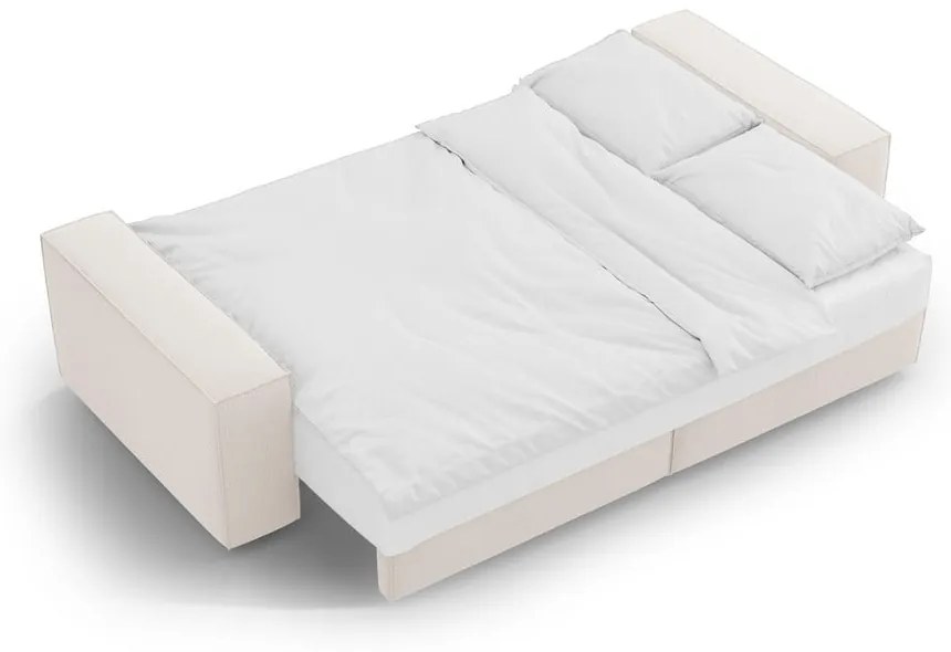 Béžová rozkladacia pohovka 247 cm Jodie – Micadoni Home