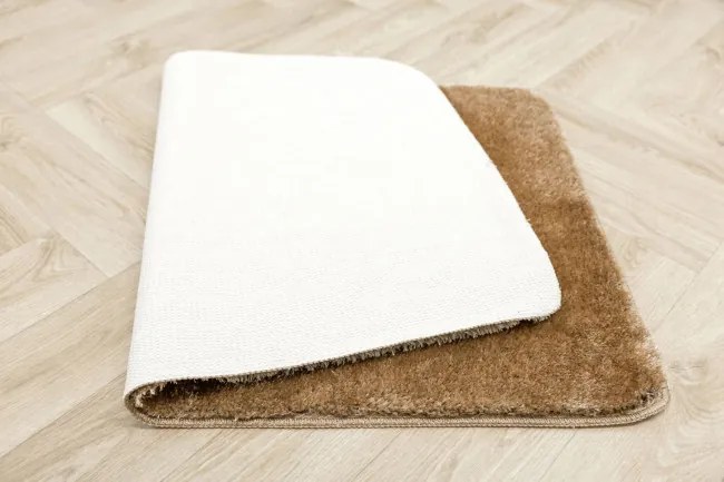 Kúpeľňový koberček Malmo tmavobéžový