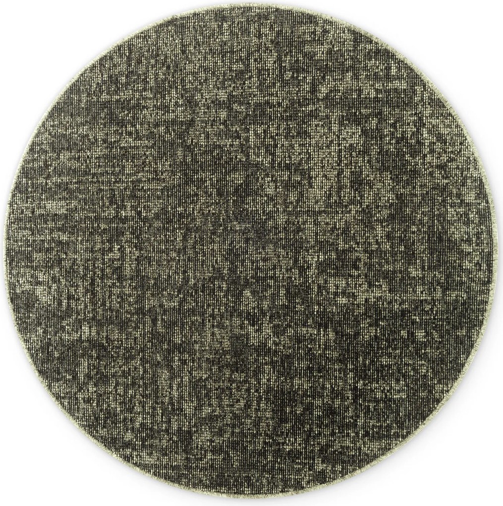 Kusový koberec Brilliance Prisma 106313 Green z kolekcie Elle kruh, 200x200 (priemer) kruh, zelená, obývacia izba, ELLE Decoration