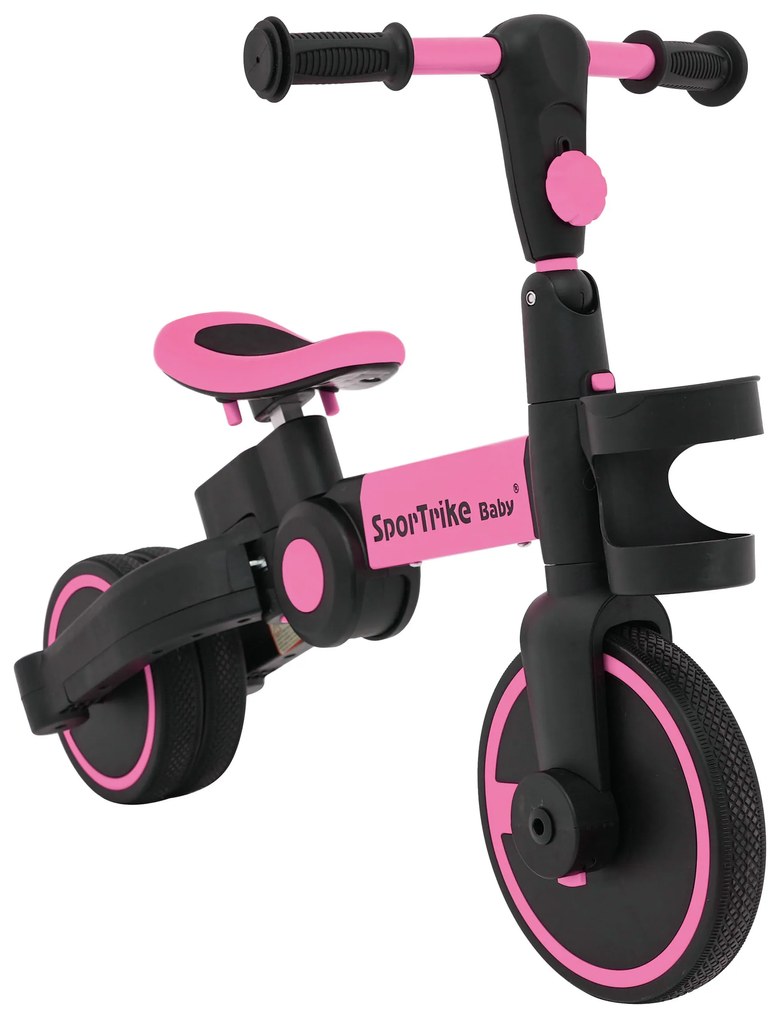 RAMIZ Odrážadlo Happy Bike 3v1 Sportrike ZSP.B68 - ružové