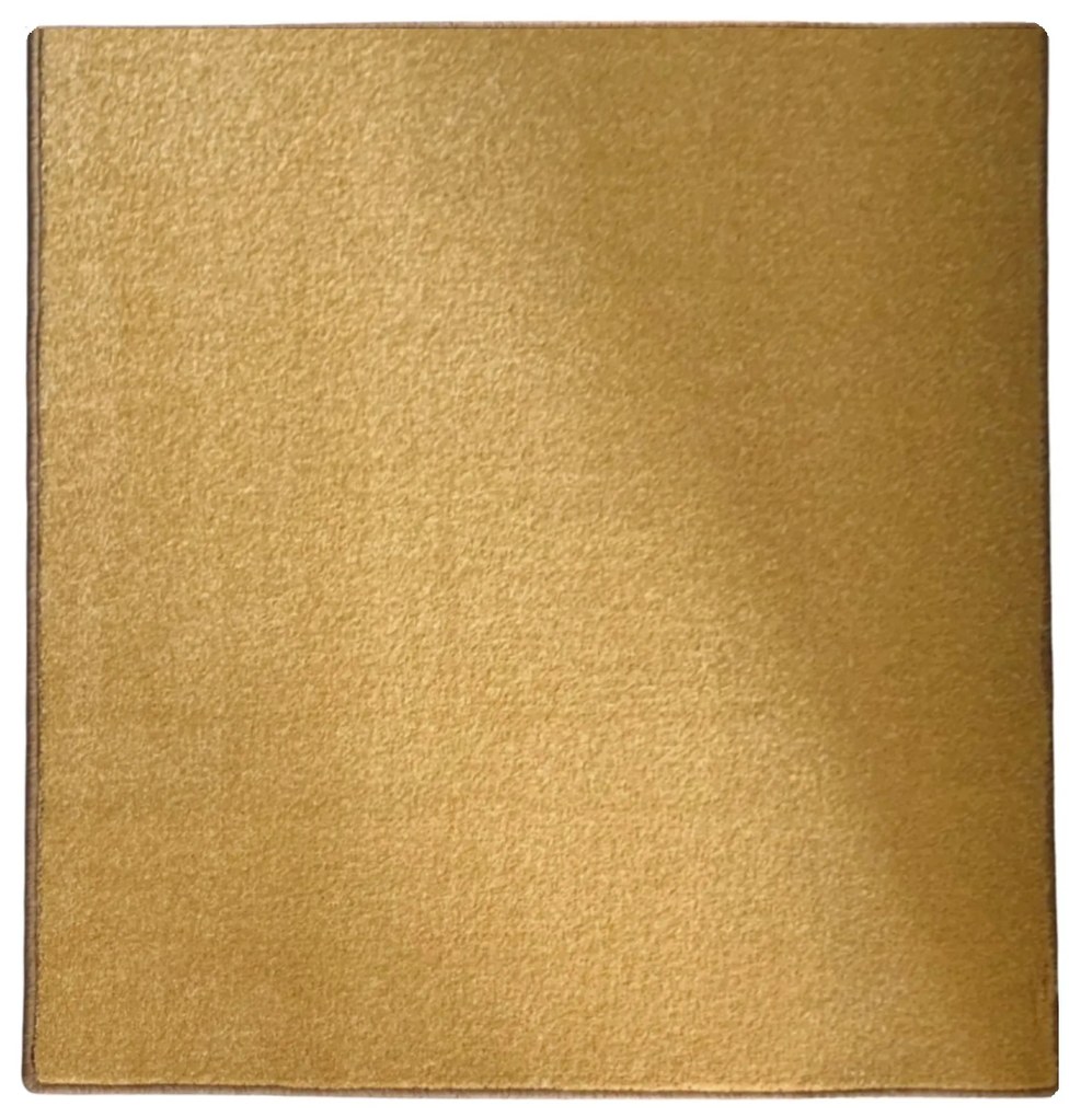 Kusový koberec Eton Exklusive žltý štvorec, 100x100, žltá, obývacia izba, Vopi
