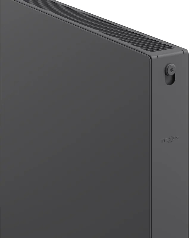 Mexen, Mexen Flat CF21 panelový radiátor 500 x 800 mm, bočné pripojenie, 807 W, antracit - W421F-050-080-66