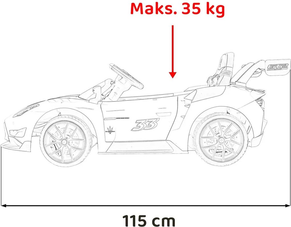 Ramiz Maserati MC20 GT2 Modrá