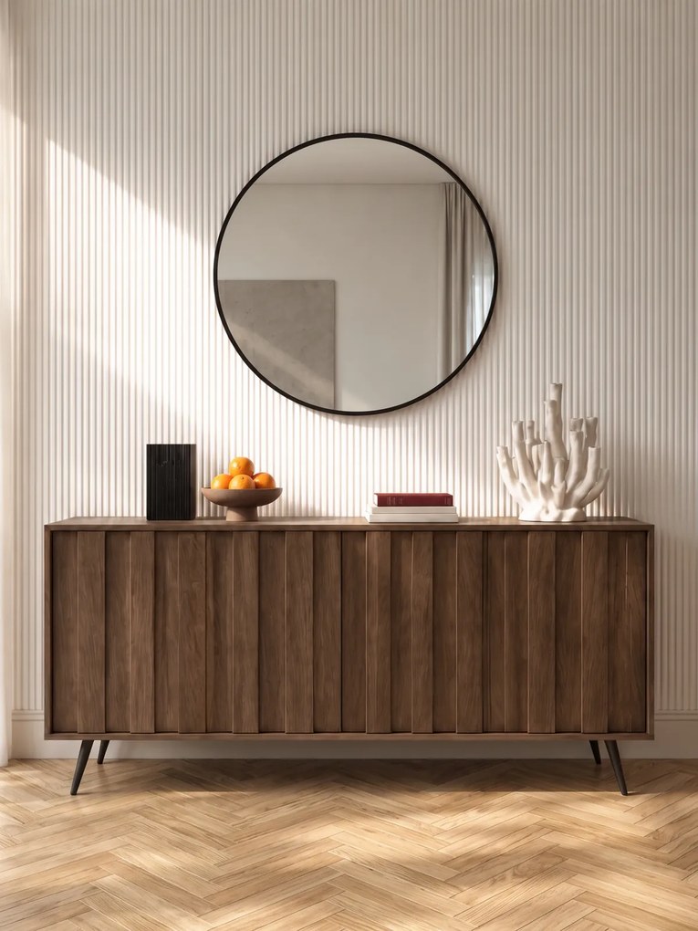 Komoda Flaro 183 cm s osvetlením - dub dunin