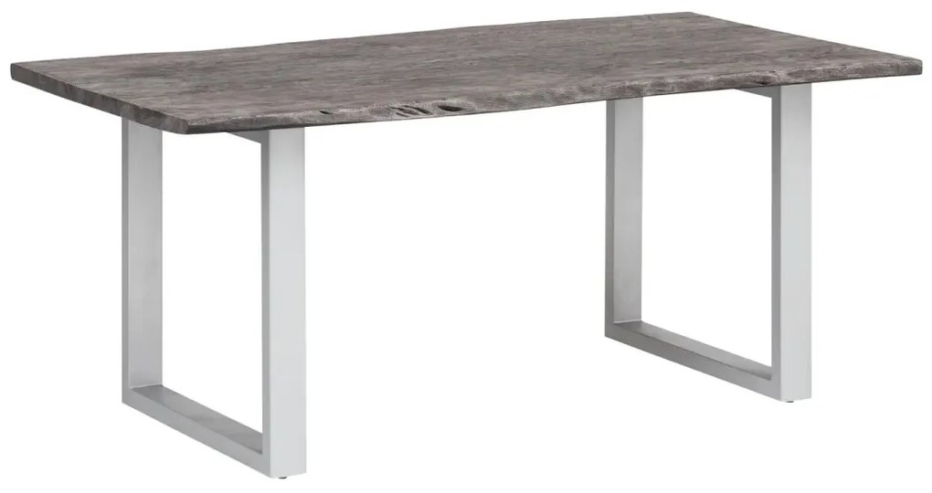 furniture-nabytek.cz - Masívny jedálenský stôl Bullwer z akácie, lakovaný, šedý – 170×90 cm