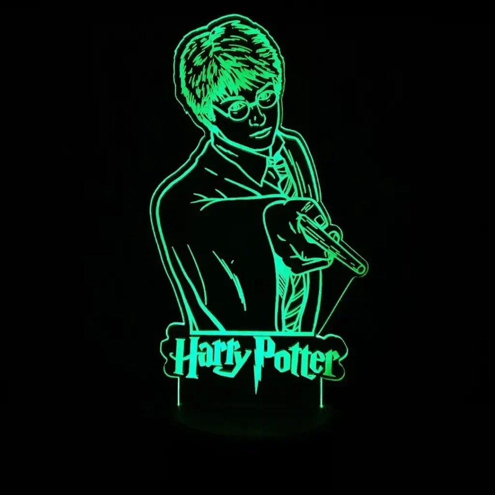 3Dmix 3DL-BSC054 – 3D LED nočná lampa - Harry Potter