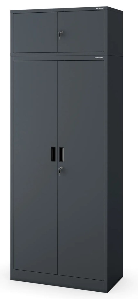 Kovová skriňa JAN Compact 1750 x 800 x 400 mm, antracitová