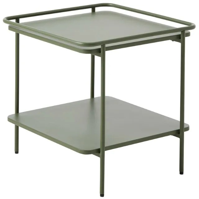 Dizajnový odkladací stolík Harinder 45 cm olivovo-zelený