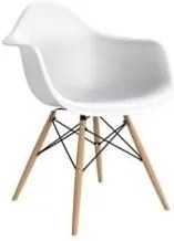 Designová židle DAW, bílá (Buk) S41293 CULTY +