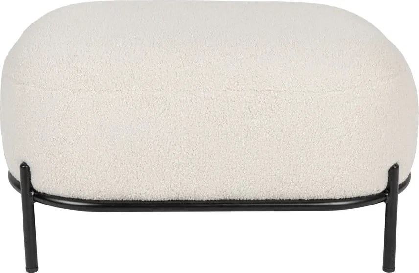 Krémový taburet Hocker Polly – White Label