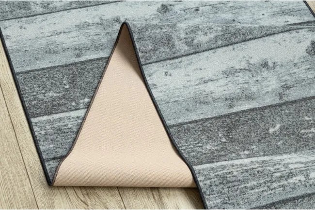 Protišmykový behúň DESKI sivý - Výpredaj