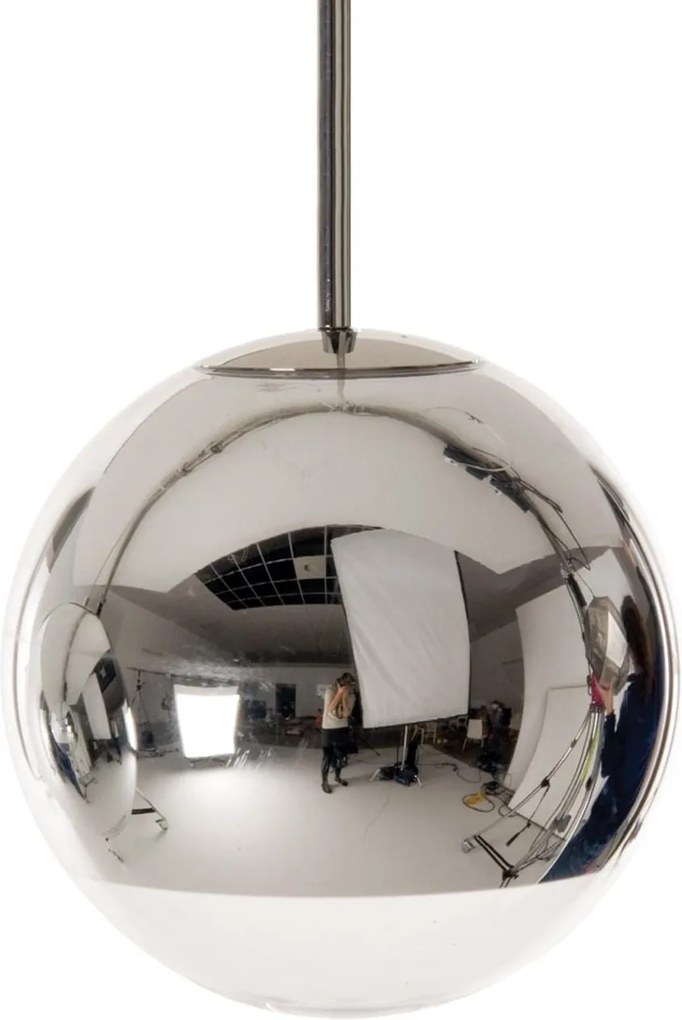 Tom Dixon Mirror Ball – závesná lampa chróm 25 cm