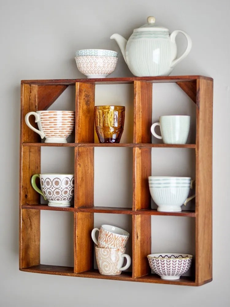 Poschodová polica z recyklovaného dreva v prírodnej farbe 53 cm Tilo – Bloomingville