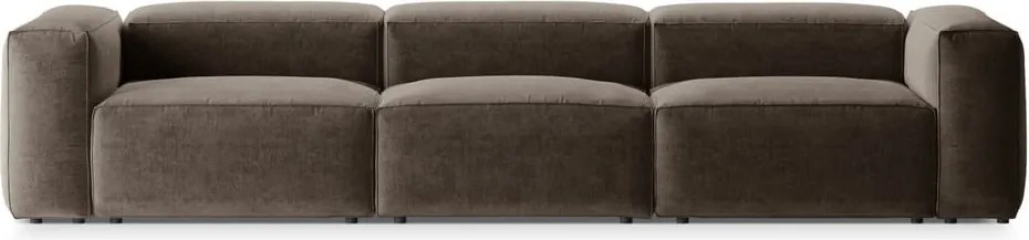 Hnedá pohovka 364 cm Bergamo – Cosmopolitan Design