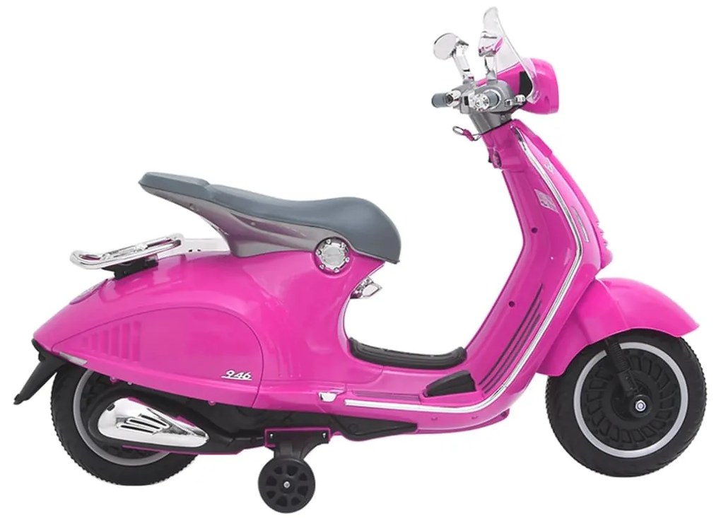 Detská elektrická motorka Vespa GTS300, ružová