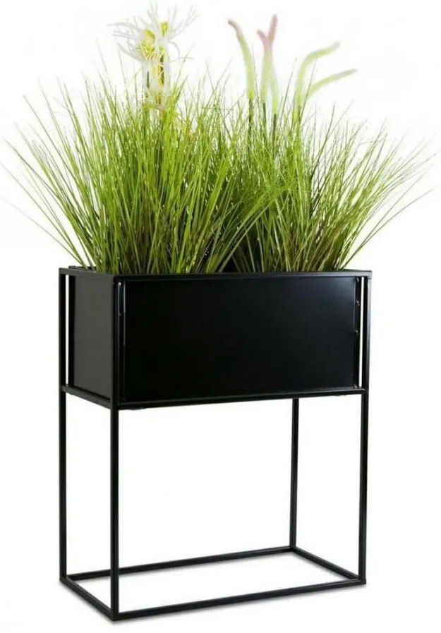 Stojan na kvety 50x44 cm čierna