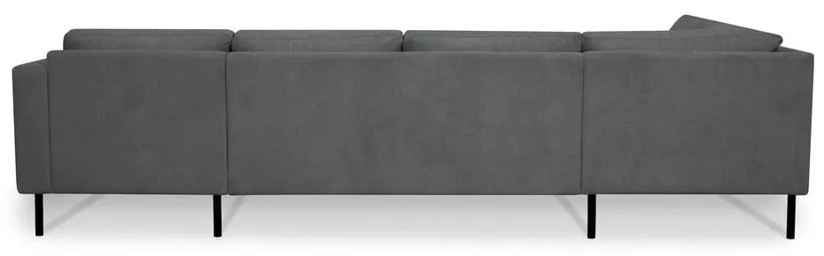 Tmavosivá rohová pohovka (ľavý roh/do "U") Hero – Scandic