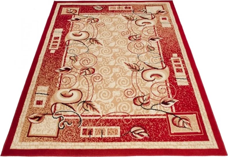 TA Koberec E952A ČERVENÝ ATLAS PP BLX Rozmer: 220x300 cm