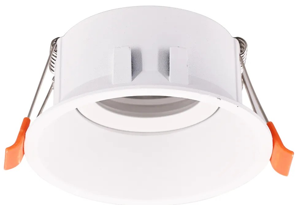 Podhľadové svietidlo Round3, 1x biele kovové tienidlo, (možnosť polohovania), w