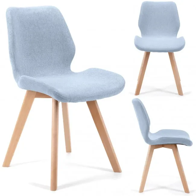 Set štyroch jedálenských stoličiek SJ.0159 modré