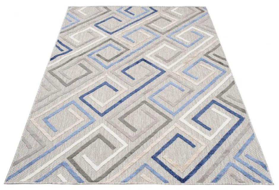 Kusový koberec Milas sivomodrý 140x200cm