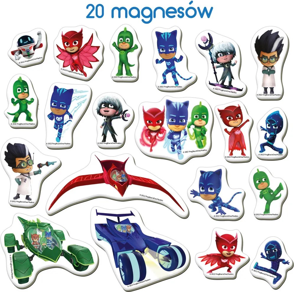 LEAN Toys Pyjamers Pjmasks sada magnetov ME 5031-32