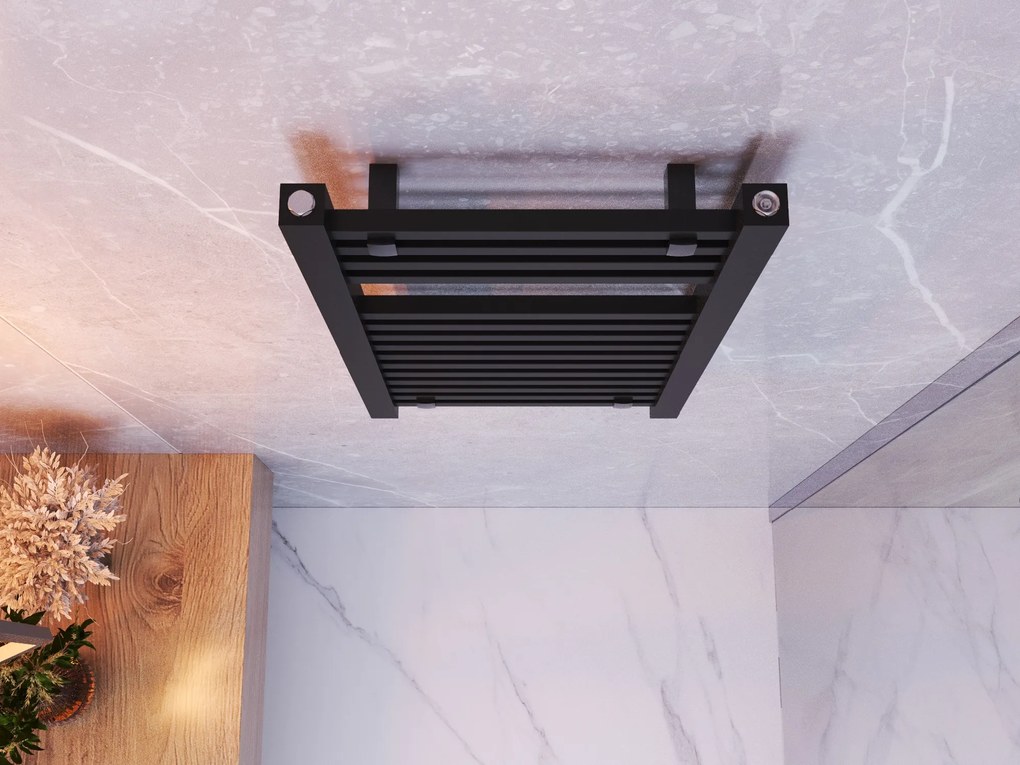 Erga Proper, vykurovacie teleso 800x450 mm, 428W, čierna, ERG-LAV-PROP-8045-BK