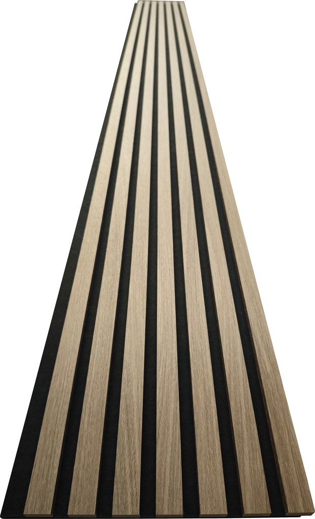 TRENDIE 3D Drevené lamely na stenu 275x30 cm - SANTALOVÉ DREVO