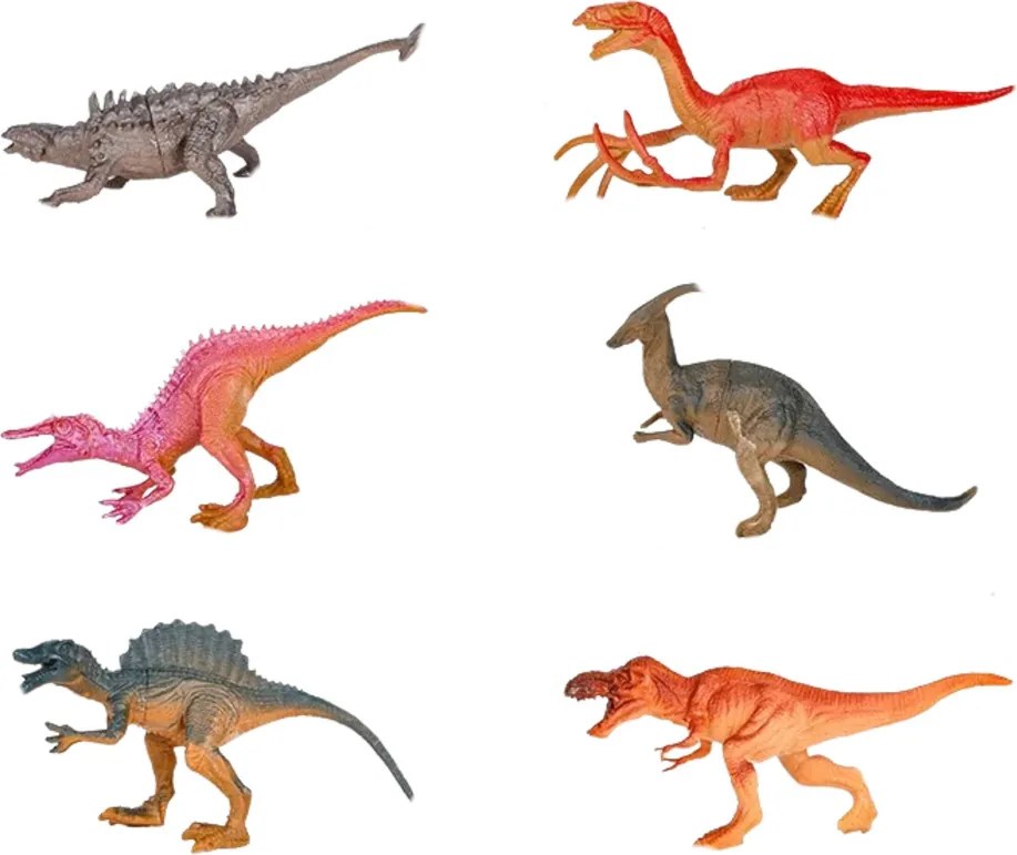 LEAN Toys Klasický železničný vlak RC Dinosaury Svetlá Zvuky Dym 39 el.