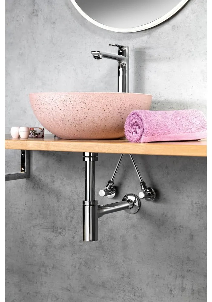 Stojančeková umývadlová batéria v lesklej striebornej farbe Pax – Sapho