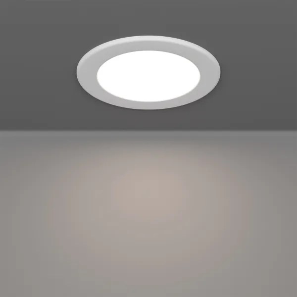 Eglo 901431-LED RGBW stropné kúpeľňové podhľadové svietidlo FUEVA-Z LED/5W/230V 12 cm IP44 biela