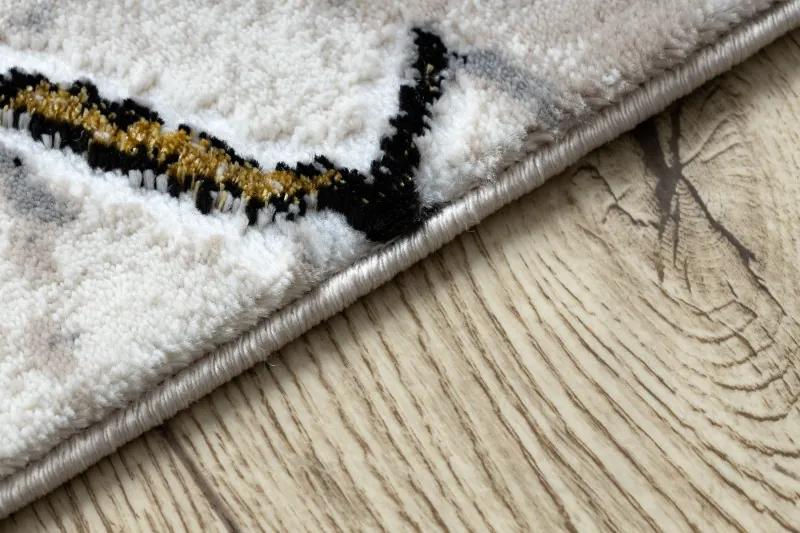 Dywany Łuszczów Kusový koberec Gloss 529A 53 3D mramor ivory/beige - 120x170 cm