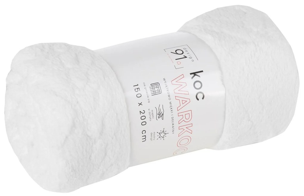 DEKA BRAID 200X220 CM BIELA